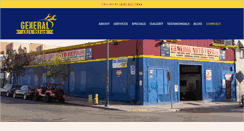 Desktop Screenshot of generalautorepairsd.com