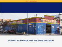 Tablet Screenshot of generalautorepairsd.com
